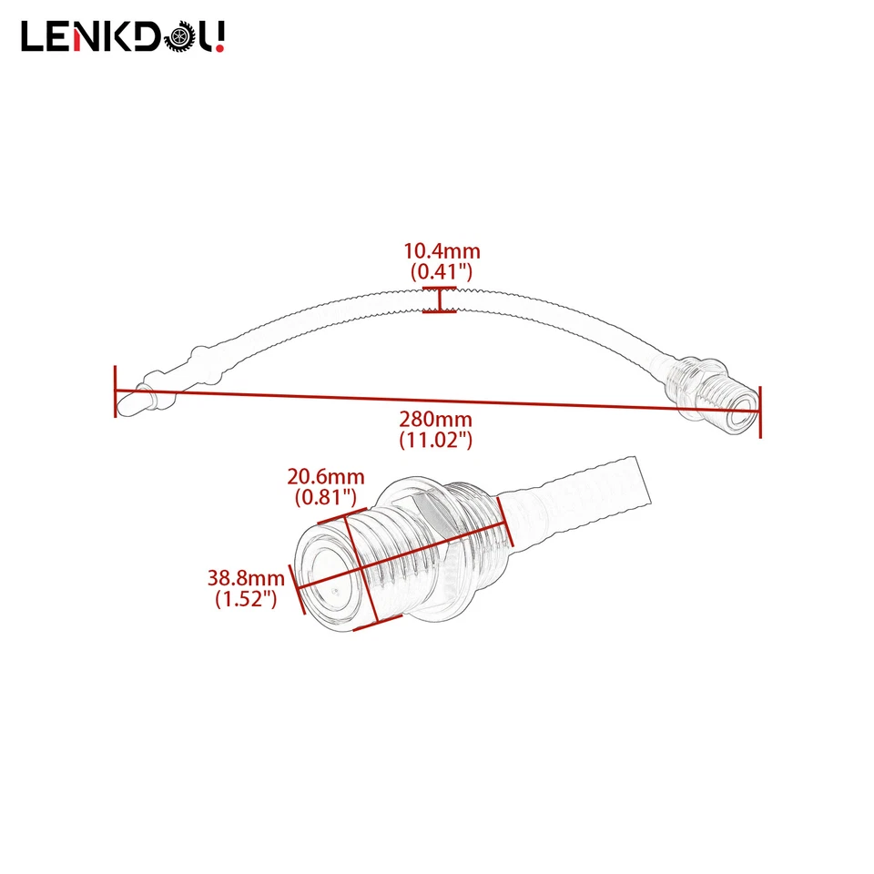 Fuel Check Valve Assembly For Harley Softail EFI 2008-2017 Fat Boy Deluxe FLST - Image 4 of 4