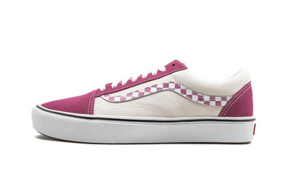 cream checkerboard vans old skool