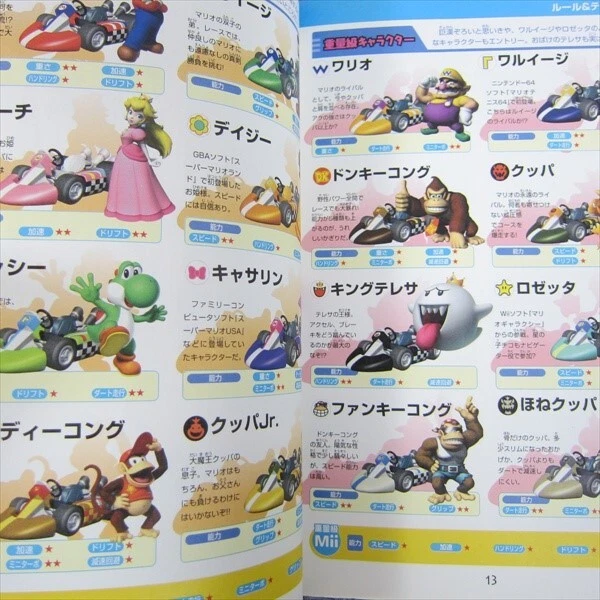 MARIO KART Wii Nintendo Official Guide Book Japan 2008 SG72* - Image 4 of 4
