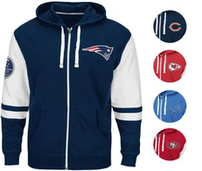 NFL Men's Big & Tall Arm Patch FREE PACE Hoodie