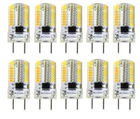 10pcs G8 LED Light Bulb Lamp T5 64SMD Kitchen Cabinet Lighting Warm White 120V H