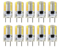 10pcs G8 Led Light Bulb Lamp T5 64smd Kitchen Cabinet Lighting Warm White 120v H