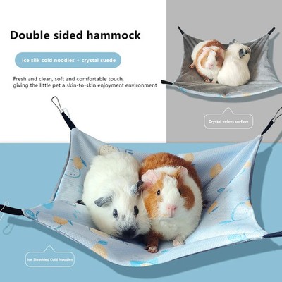 Hamster Hängematte Klein Haustier Hängematte Leinen Atmungsaktiv Komfort