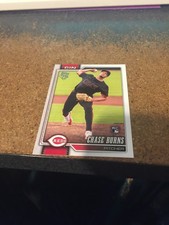 2026 topps series 1 chase burns cincinnati reds rookie card see scan