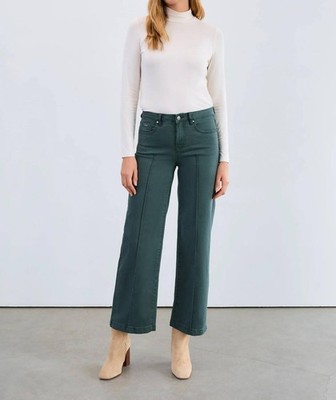 Fdj Olivia Wide Leg Denim Jeans Spruce