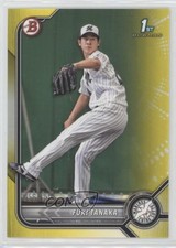 2022 Bowman NPB Nippon Professional Baseball Prospects Yellow Fuki Tanaka 1xd