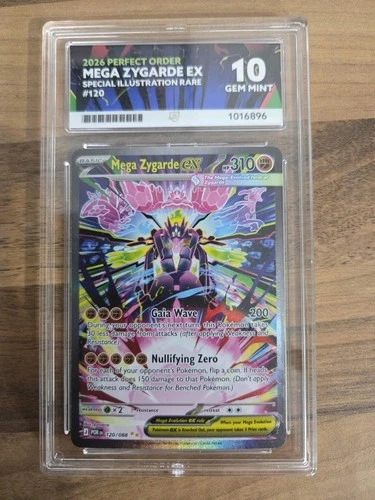 Mega Zygarde Perfect Order Pokemon TCG Card Ace 10 Perfect SUBS GEM MT