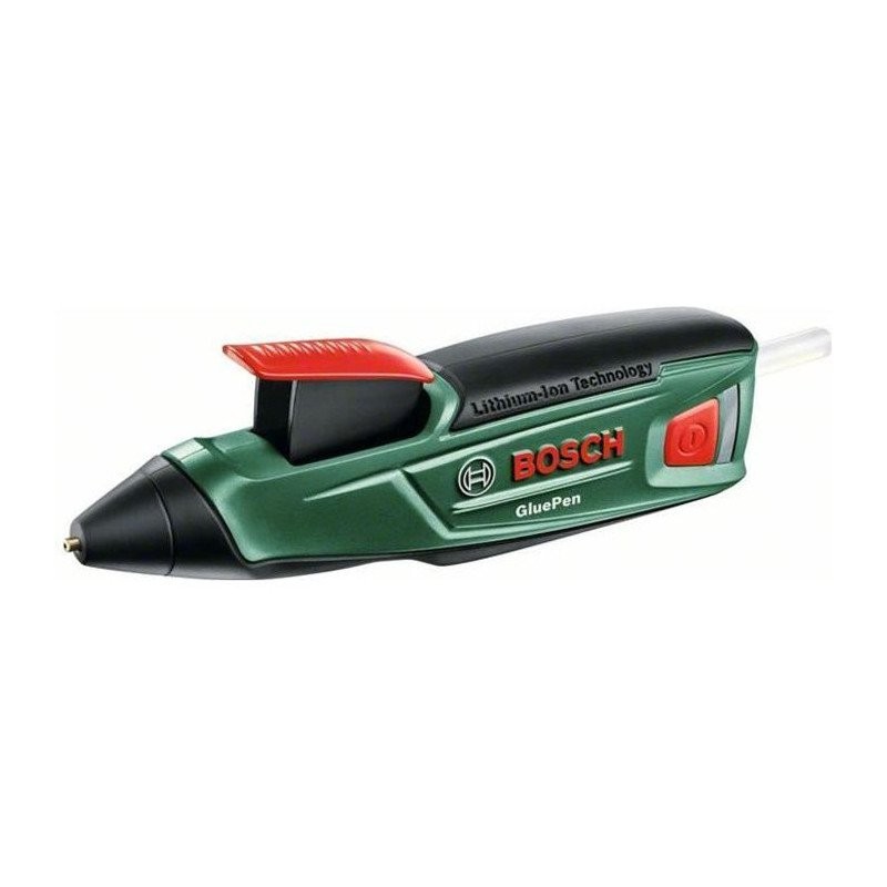 Pistolet à colle Bosch GluePen thermocollant batterie 3.6V avec 4 bâtons de colle 7mm