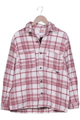 ZARA Jacke Damen Anorak Jacket Kurzmantel Gr. L Baumwolle Mehrfarbig #x1l0usc