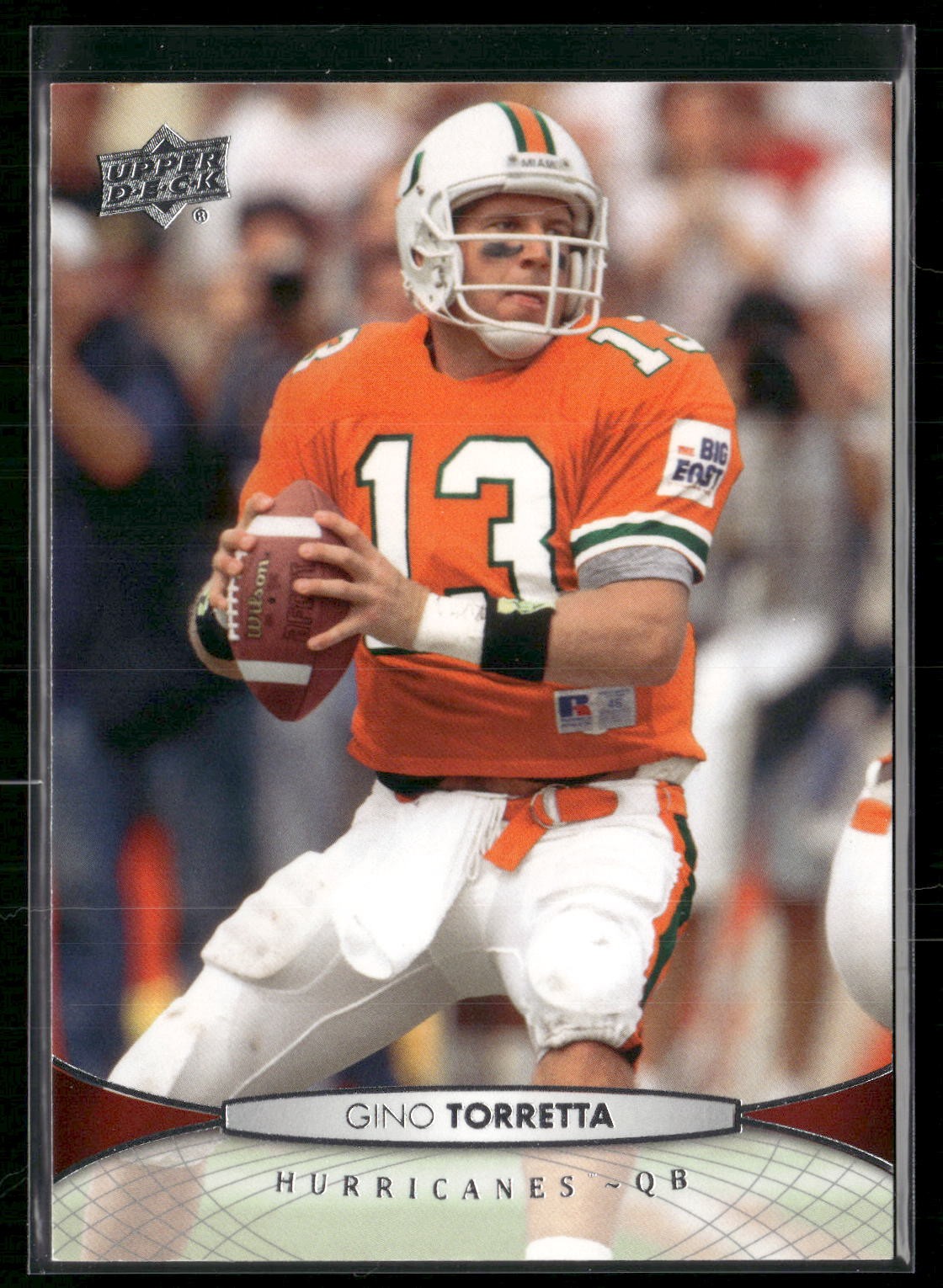Gino Torretta 24 Base Upper Deck NM