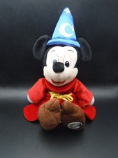 Walt Disney World Sorcerer Mickey Mouse Bean Bag Plush Toy