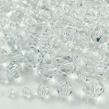 480Pcs Crystal Glass Beads 3Mm 4Mm 6Mm 8Mm 10Mm round Faceted Glass Spacer