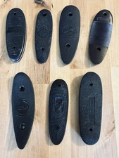 7 VTG Gun BUTT PLATES 2 WINCHESTER L.C. Smith REMINGTON Marlin STEVENS Hershey’s