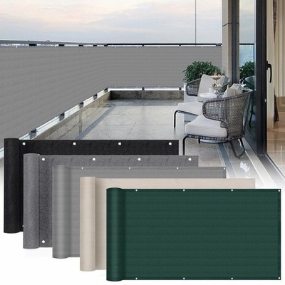 Balkon-Sichtschutz HDPE Bespannung Balkonverkleidung Sonnen Windschutz Terrasse