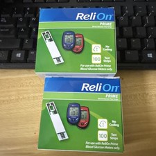 200 ReliOn Prime Blood Glucose Test Strips 100 Ctx2 Exp 9/2027