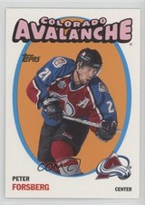 2001-02 Topps Heritage Parallel Peter Forsberg #87 HOF 0h7n