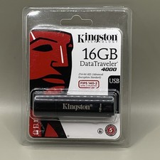 Kingston 16GB DataTraveler 4000 G2 Encrypted USB 3.0 FIPS140-2 DT4000G2DM/16GB