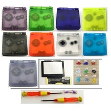 9 Colors Clear Shell Housing Case Cover For Nintendo Game Boy Advance SP GBA SP