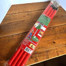 Holiday Pole Indoor/Outdoor Christmas Light Hanger Santa Claus 9 Feet Pole New