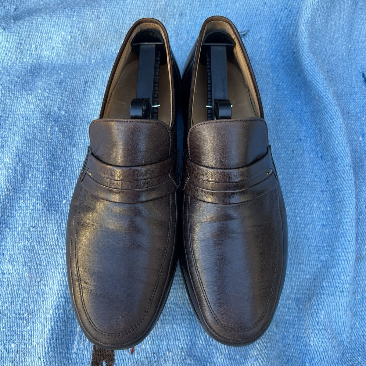 Vintage Bally Mens Loafers Allegret Ville Brown 10 EEE | eBay