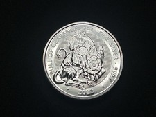 2oz Silver Coin 2023 UK Tudor Beasts Bull Of Clarence