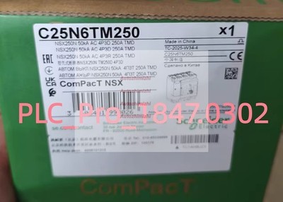 1PCS New DHL C25N6TM250 MCCB ComPacT NSX250N C25N6TM250  Fast delivery