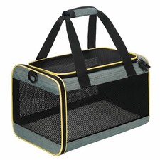 Cat Carrier Airline Approved Pet Carrier,Dog Soft-Sided L, Grey