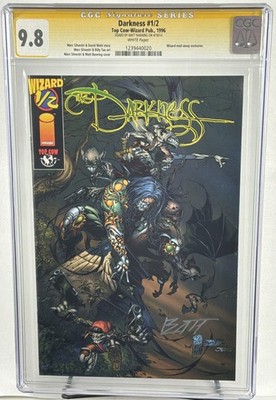 The Darkness #1/2 CGC 9.8 (1996) Signed Matt Banning Top Cow Wizard