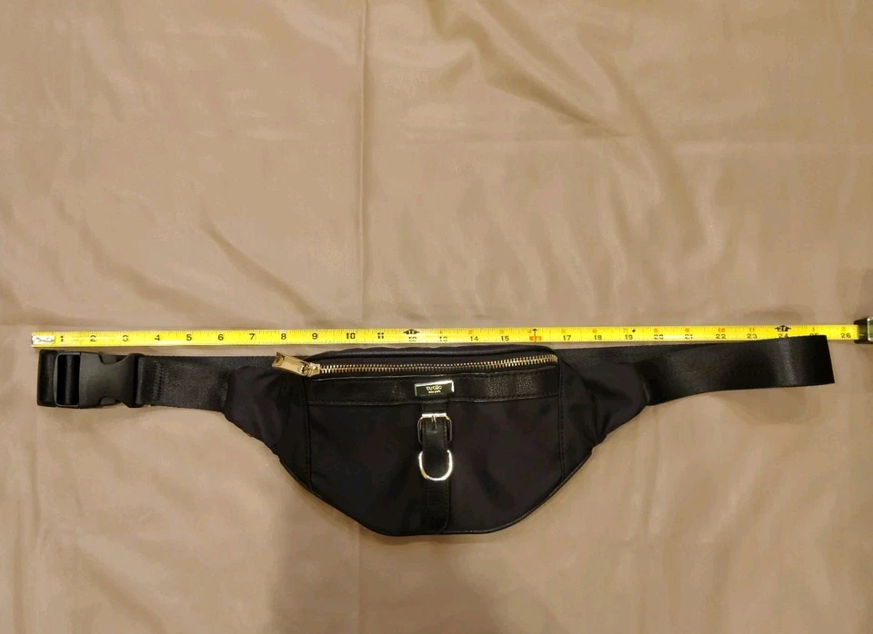 Tutilo New York - Riñonera Bolso Cinturón Cintura Bolso de Viaje Negro B65 Foto 4 de 4