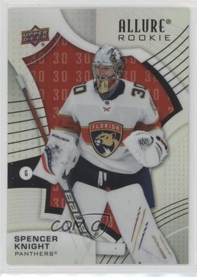 2021 Upper Deck Allure Rookies Number 109/199 Spencer Knight #135 Rookie RC 0i6