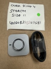 Oura Ring Gen 4, Size 11, STEALTH , Smart Ring / Health Fitness Tracker