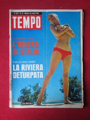 TEMPO 31 1968 ELSA MARTINELLI LEDER JULIE DRISCOLL [G4]