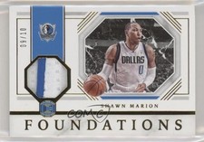 2018-19 Panini Cornerstones Foundations Memorabilia Prime 9/10 Shawn Marion 5w7