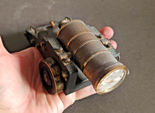 anni '50 - Vintage Orologio Cannone Kent da Scrivania in Ottone Clock