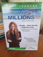 DANI JOHNSON PROSPECT AND CLOSE YOUR WAY TO MILLIONS  New & Sealed On DVDs