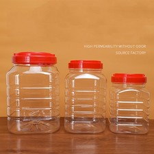 Plastikflasche Vierkantflasche Kunststoffflasche Weithalsflasche Leerflasche