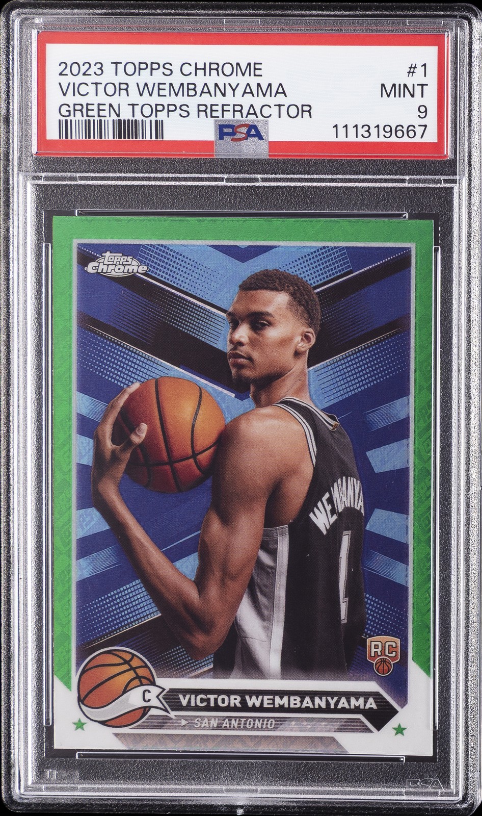 Victor Wembanyama Green Refractor #1