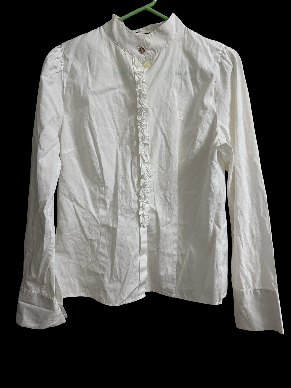 Burberry London Women's Blouse White - Size 40 - 100% Cotton - Elegant image 2