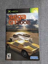 SEGA GT 2002 Original Manual Insert XBOX Microsoft Official Booklet 2002