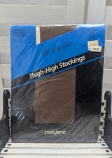 Vintage 1985 Parklane Thigh-High Stockings On the Go Small 1590 Cal. Sun
