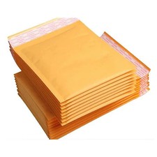 Kraft Bubble Mailers 000 - Padded Envelopes 4x8" 500 Case