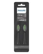 Philips Sonicare Replacement Brush Heads 2-Pack Black BH1022/06 Adult ELLIPTICAL