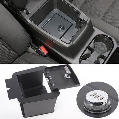 Armrest Box Gun Vault Lock Storage Box Accessories For Chevy Colorado CANYON 23+