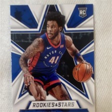 Panini 2020-21 Chronicles Rookies & Stars Saddiq Bey #662 Detroit Pistons Rookie