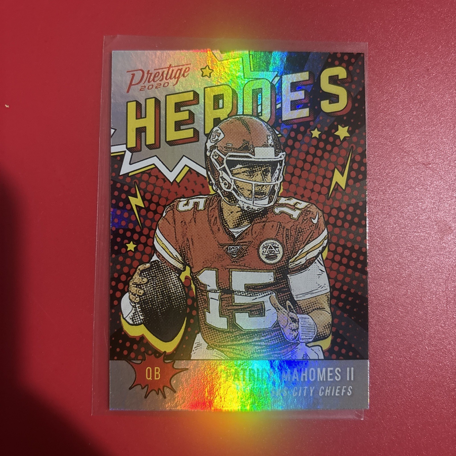Prestige Heroes Patrick Mahomes II 2020 Panini