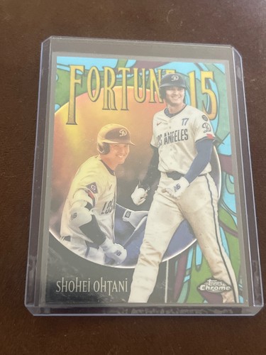 2025 Topps Chrome Update Shohei Ohtani Fortune 15 #F15-6 Dodgers