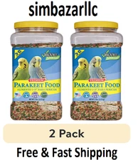 3-D Pet Products Premium Parakeet Food, 5.0 lb. Jar (2 pack)