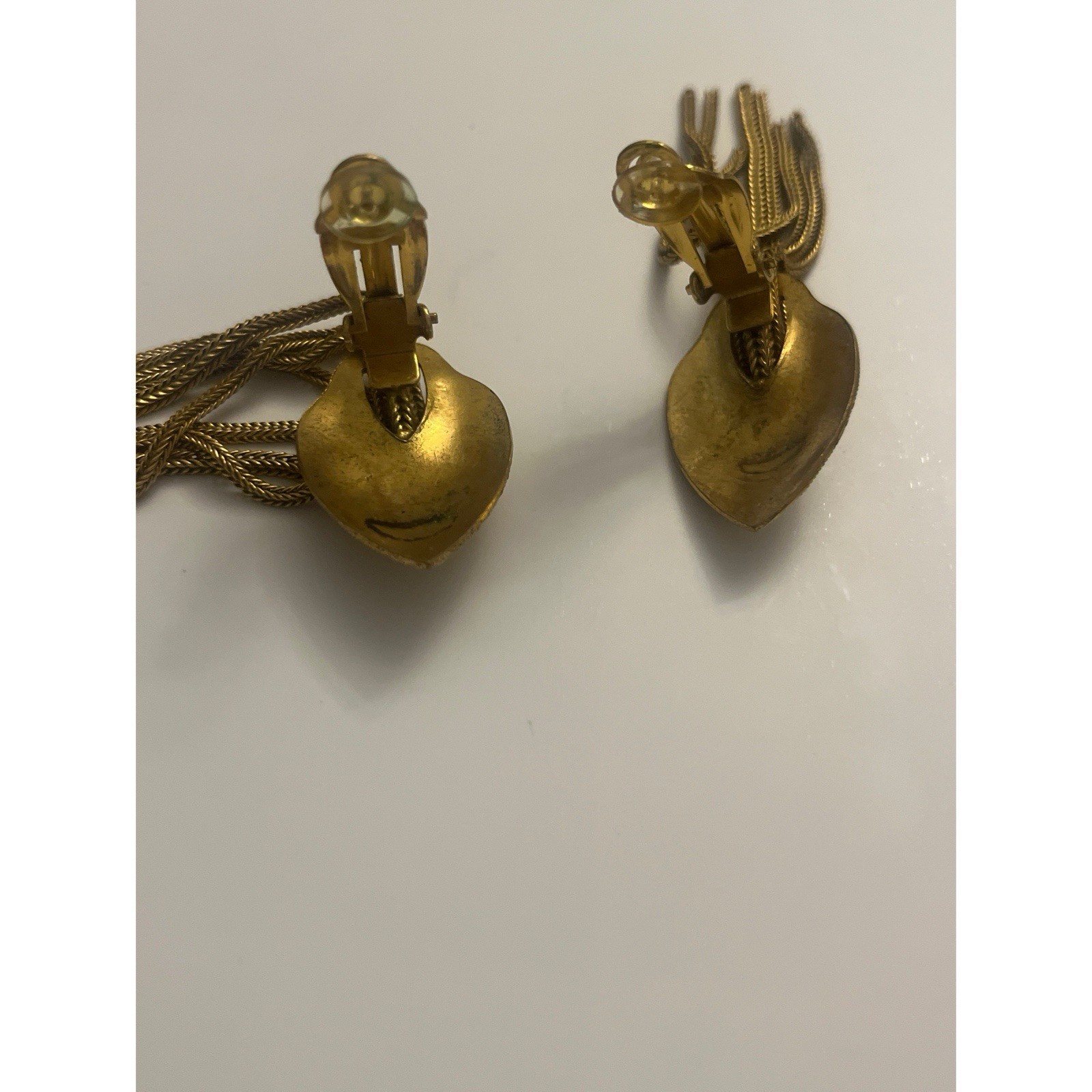 Vintage Victorian-Style Chandelier Clip-On Earrin… - image 7