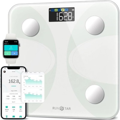 Smart Scale for Body Weight and Fat Percentage, Accuracy Digital Bathroom Scale
