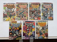 Logan's Run #1,2,3,4,5,6,7 (1976) #1-7 Complete run VG-VF/NM